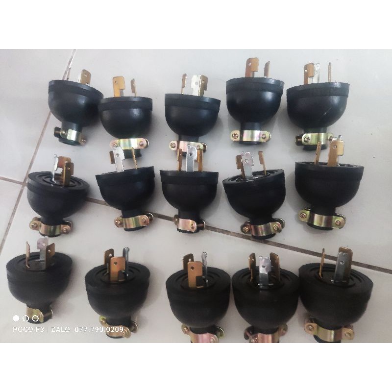 Phích cắm điện 3 chấu xoay máy phát điện 2kw -5kw