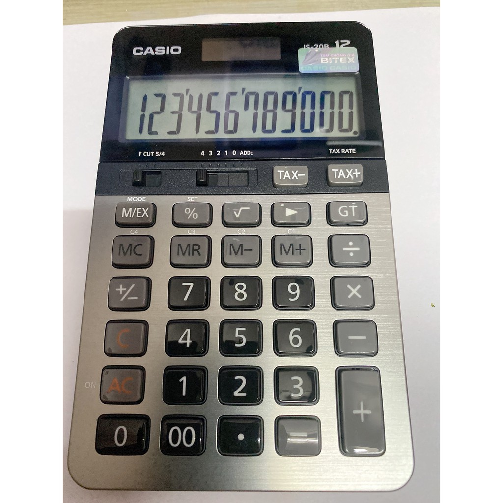 Máy Tính Tiền Casio Js20B Chính Hãng