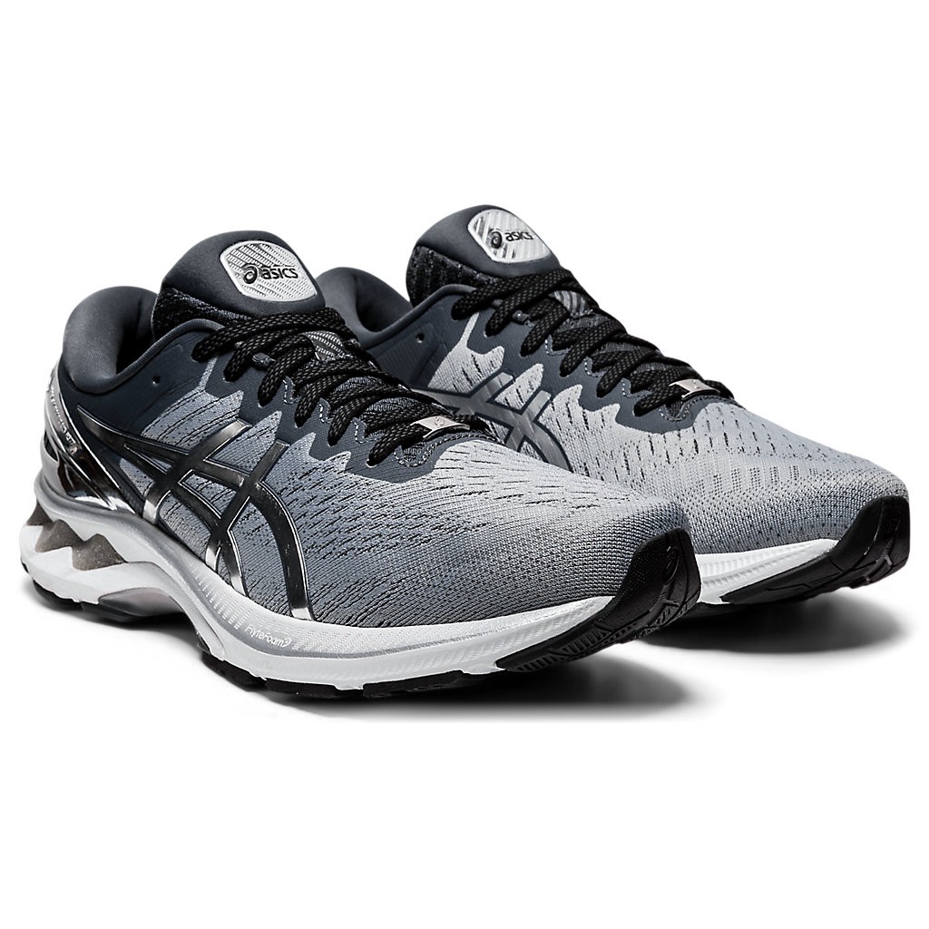 Giày chạy bộ thể thao Asics nam GEL-KAYANO 27 PLATINUM 1011A887.020