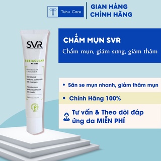 Kem dưỡng ẩm SVR SVR Sebiaclear Active Gel 40ml giảm mụn, kiềm dầu, chuyên cho da dầu mụn được bác sĩ da liễu tin dùng