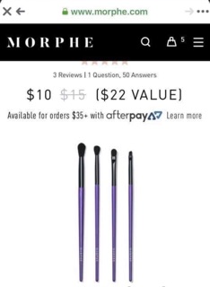Trả hàng order  Morphe