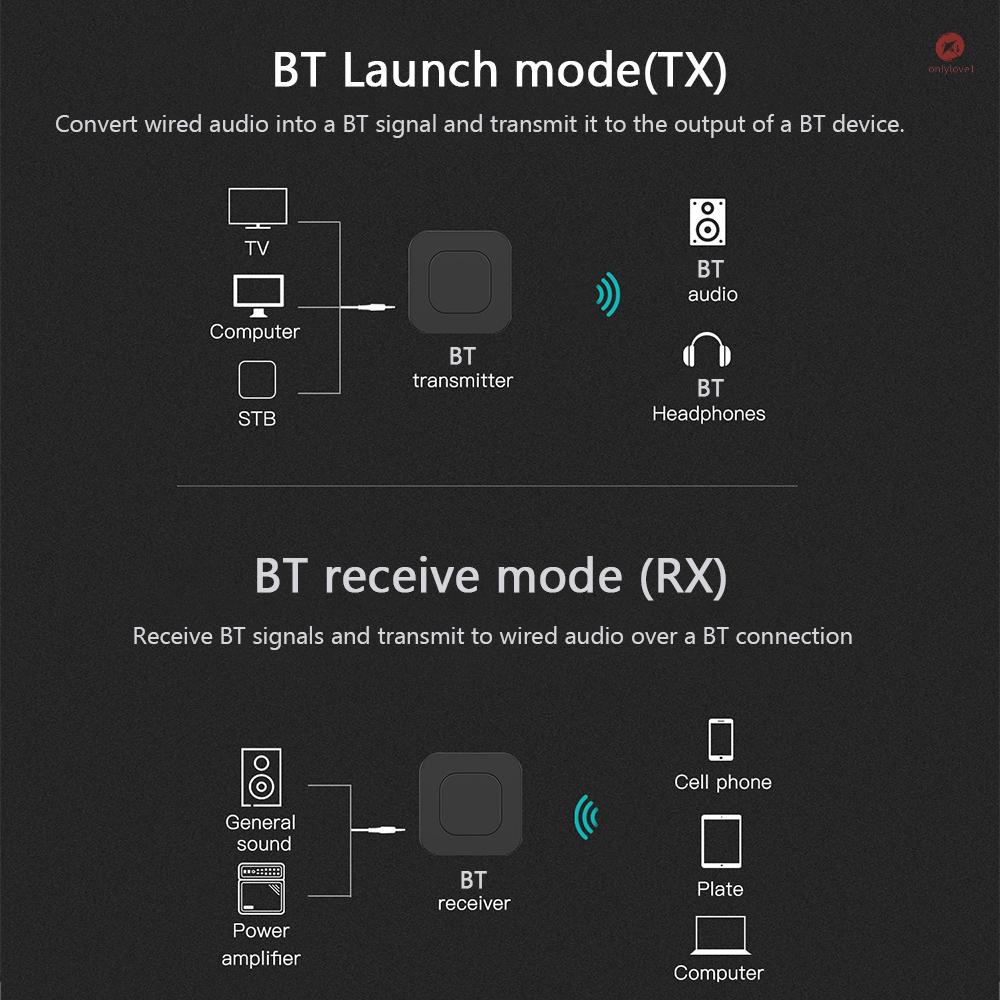 Bộ Thu Phát Bluetooth 5.0 Bts13 Đầu Cắm 3.5MM Cho PC TV Xe Hơi