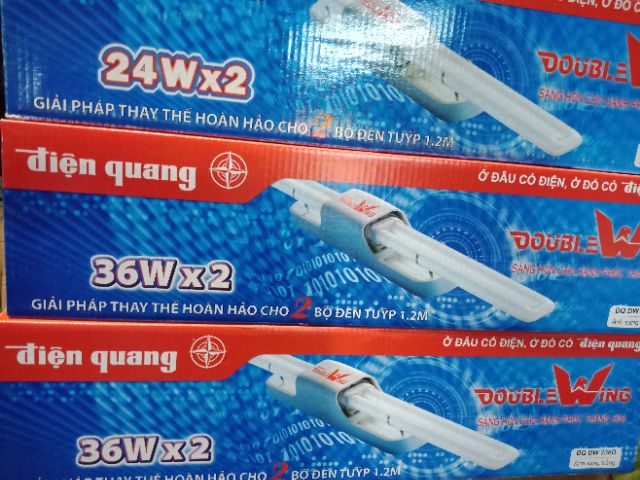 Bộ đèn Doublewing Điện Quang 36w + 24W