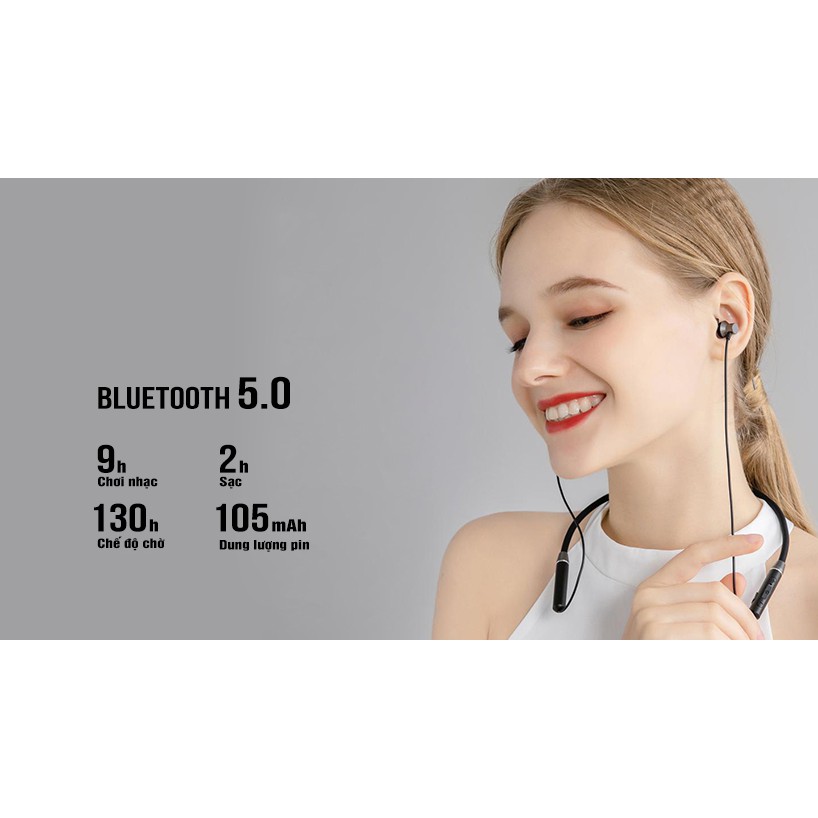 CHÍNH HÃNG Tai Nghe Bluetooth Thể Thao Remax RB-S29 Wireless V5.0,Pin Trâu, Chất Âm Tốt, Pin Dùng 9H Liên Tục