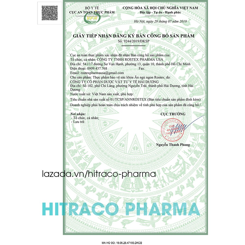 Viên ăn ngủ ngon Rostex giúp ăn ngon, ngủ ngon, tăng đề kháng - Vỉ 60 viên (Ăn Ngủ Ngon Rostex vỉ 60v)