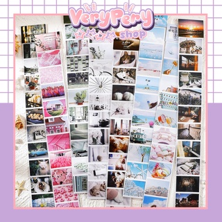 Dây Sticker Ảnh Phong Cảnh Vintage Dán Sổ, Làm BulletJournal