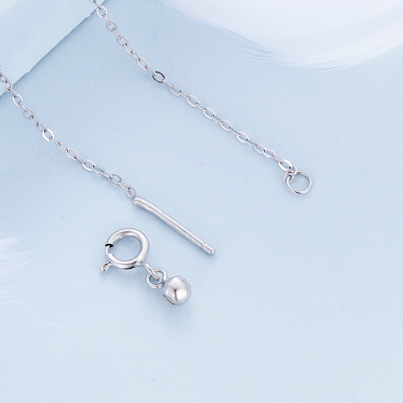 BAMOER Vòng cổ bạc 925 PhốI Vỏ Sò ThờI Trang Cho Nữ