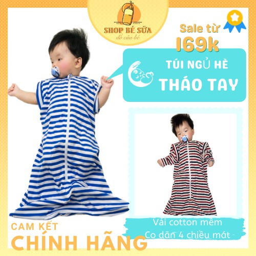 Túi ngủ 💖FREESHIP💖 Túi Giữ Nhiệt Cho Bé (THÁO RỜI ỐNG TAY) -Chăn cho em bé ấm áp- Tặng xúc xắc (chọn ở mua kèm)