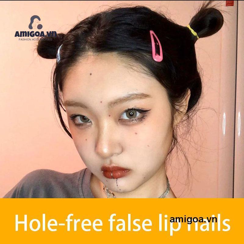 ✨✨Khuyên Xỏ Mũi Bằng Thép Titan Kiểu Dáng Đơn Giản Thời Trang Cho Nam Và Nữ