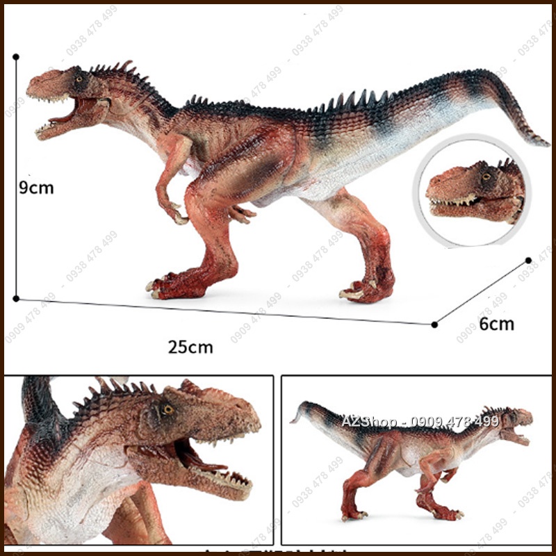 Mô Hình Khủng Long Ăn Thịt Nhanh Nhẹn Allosaurus - Xanh - 7750.1