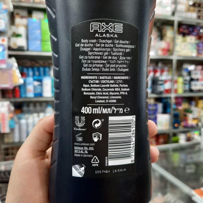 Sữa Tắm Nam Axe Alaska Arctic Fresh Size XL Body Wash - 400ml