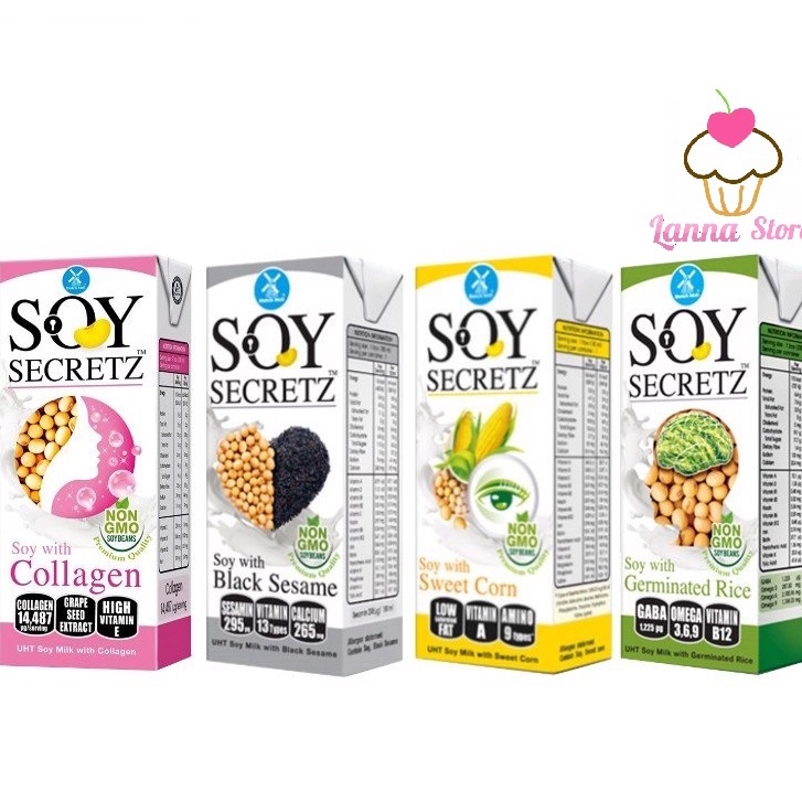 [SIÊU BỔ] Sữa đậu nành Soy secretz 180ml  - Thái Lan