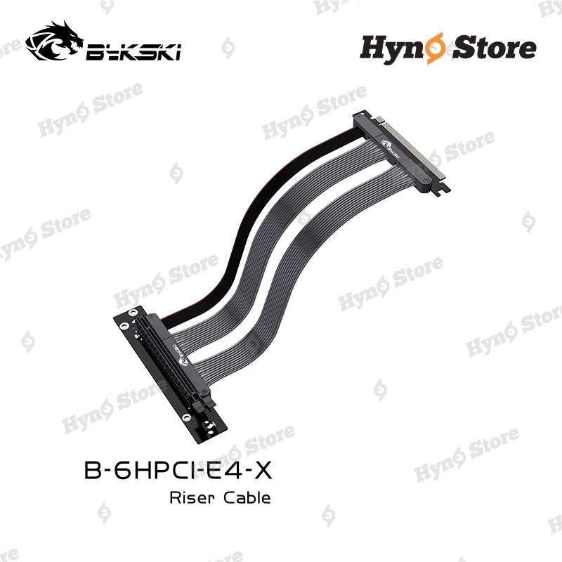 Giá dựng card đồ họa VGA kèm riser 4.0 Bykski B-6HPCI-E4-X Gông thép dày dặn chắc chắn - Hyno Store