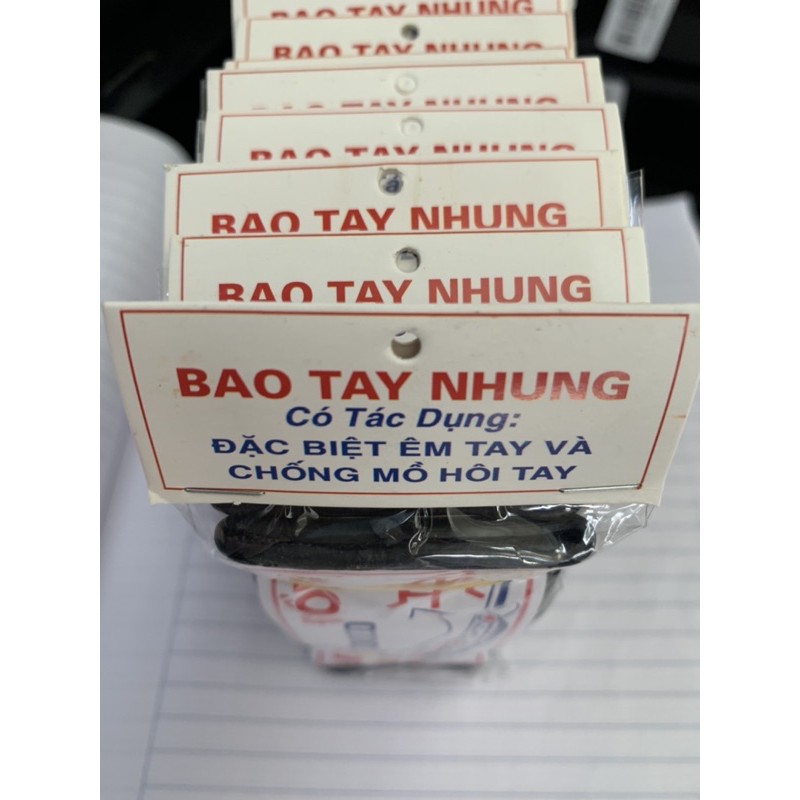 Bao tay gai nhung cho xe máy - êm, không hôi tay