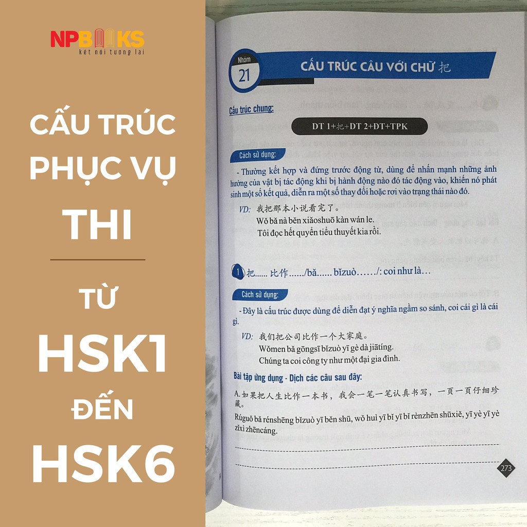 Sách - Tuyển tập cấu trúc cố định Tiếng Trung ứng dụng (Có phiên âm và đáp án chi tiết)