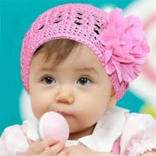 Mũ len 3d siêu đẹp cho bé gái