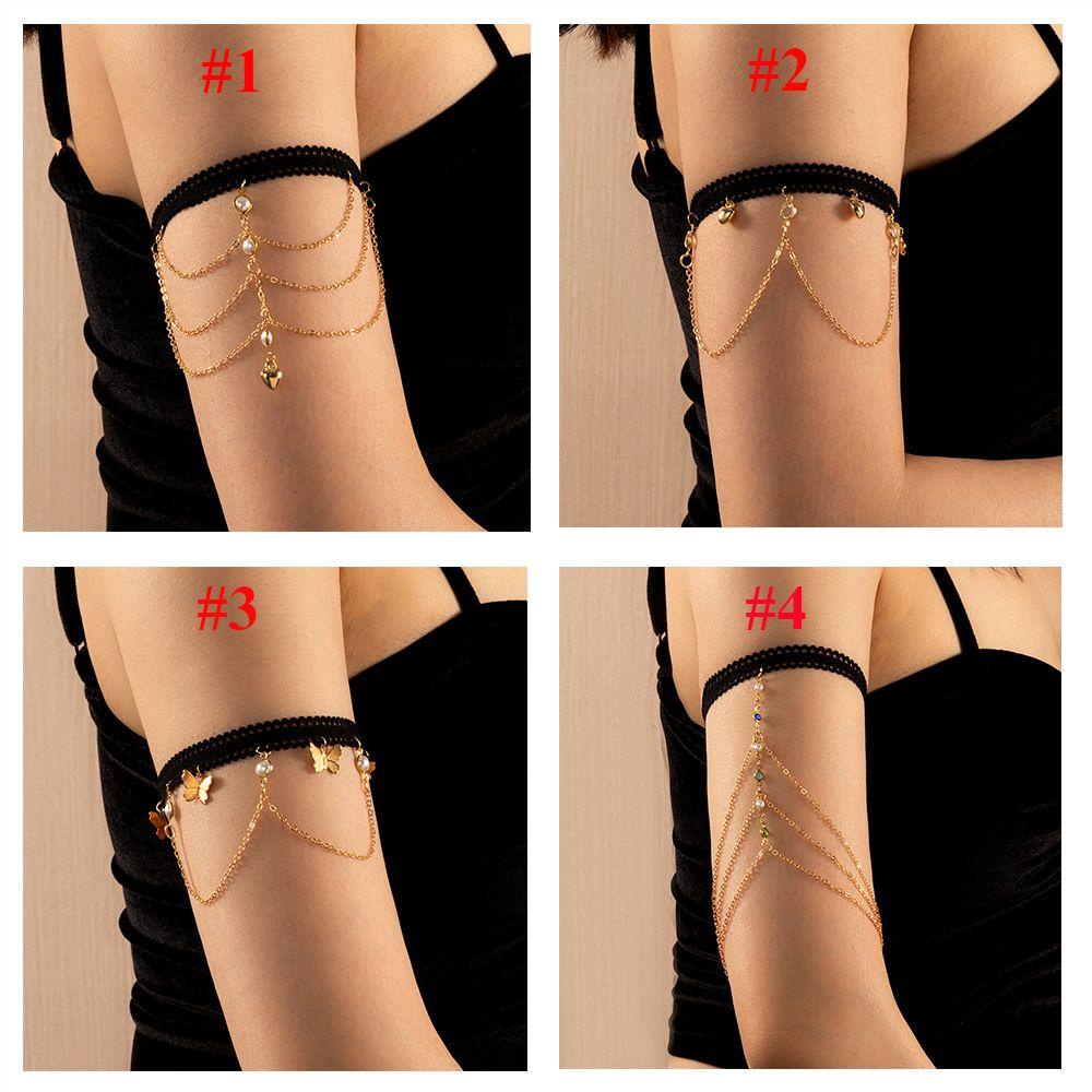 Vòng Đeo Cánh Tay Trang Trí Họa Tiết Hình Học Tròn Thời Trang Cho Nữ