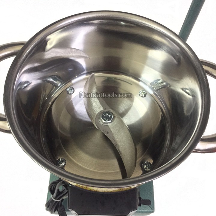 Máy xay thịt nồi 18cm làm giò chả, làm ruốc 750W-tặng lưỡi đánh ruốc tơi, bông