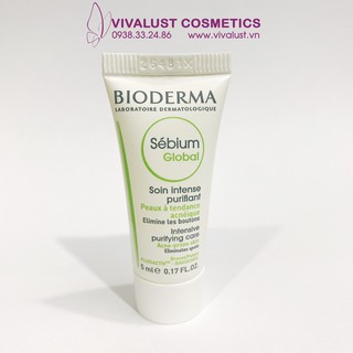 [Mini 5ml] Kem Dưỡng BIODERMA Sébium Global - Giảm Mụn Trứng Cá Và Giảm Sẹo Do Mụn