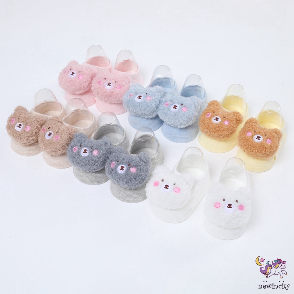 Tất Chống Trượt Hình Hoạt Hình Đáng Yêu Cho Trẻ Em