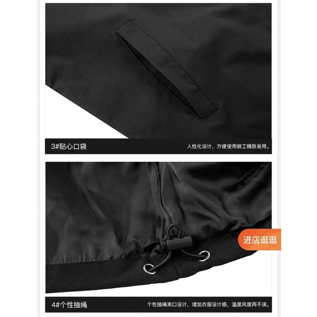 Áo khoác gió 331044 Nelly Heybig form rộng dành cho nam và nữ 69 K1643