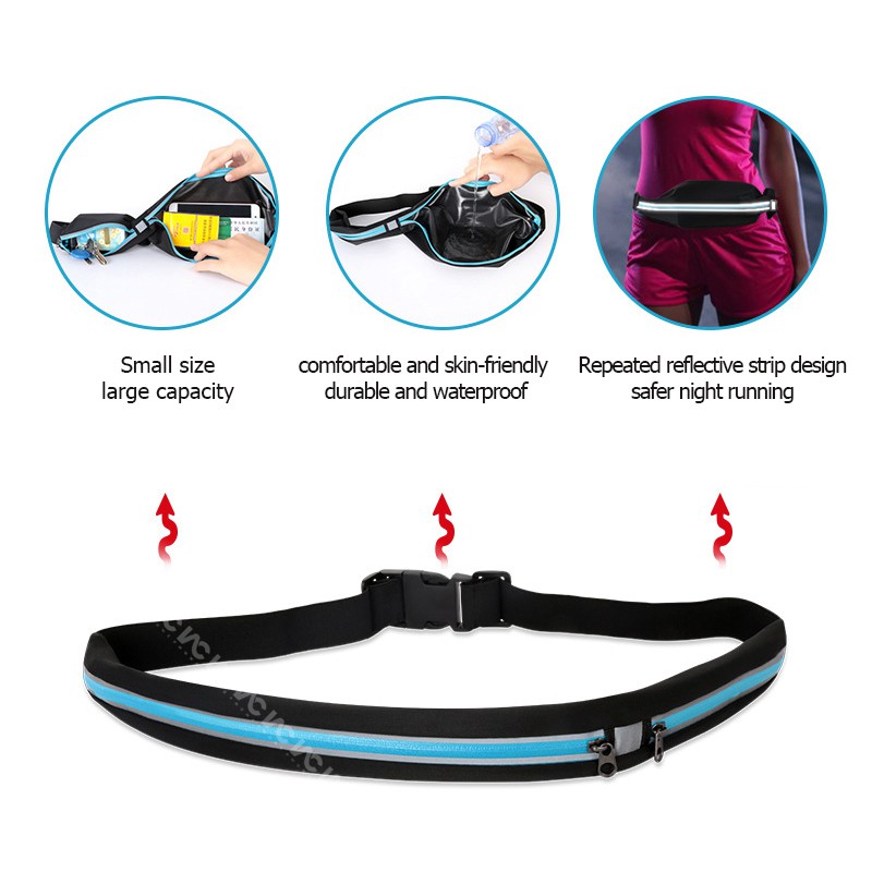 Túi Bao Tử Đa Năng Chống Nước Thời Trang Cho Nam Nữ