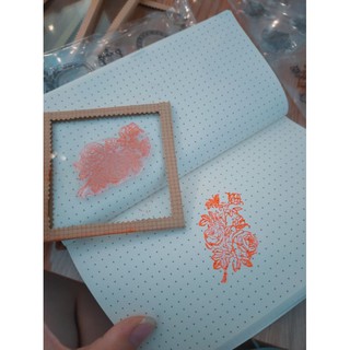 Cán dấu thủy tinh con dấu silicon clear stamp