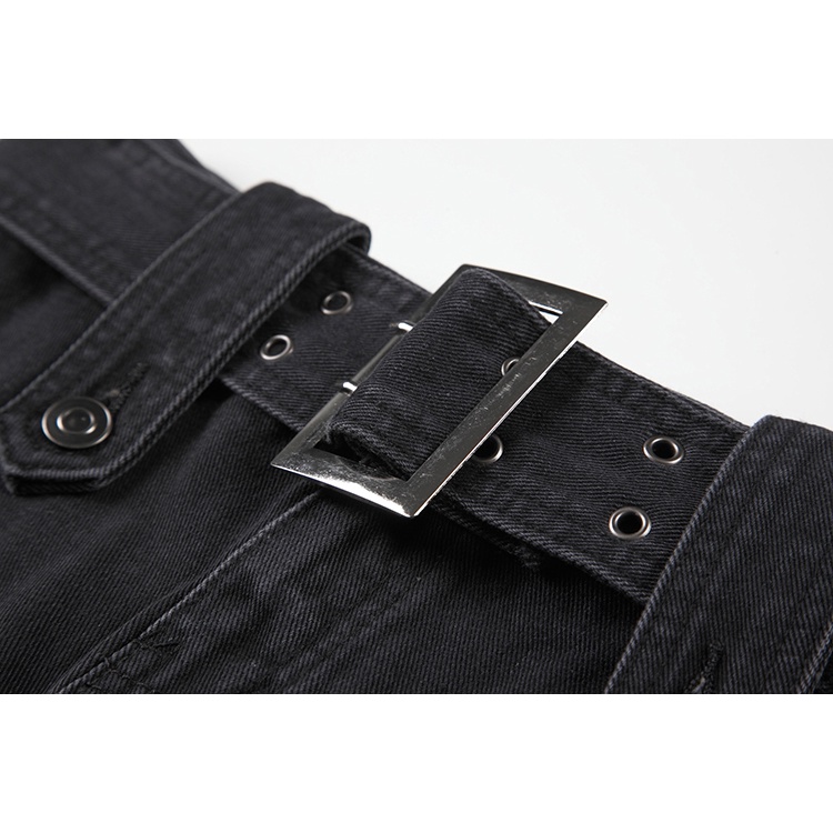 Chân Chân Váy Lưng Thấp Màu Trơn Thời Trang Đường Phố Cá Tính Cho Nữ