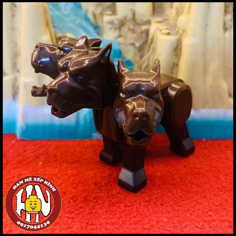 Đồ Chơi Xếp Hình - Lắp Ráp Cerberus - Chó 3 đầu - Harry Potter - Sinh Vật Kỳ Bí - Trung Cổ - XP326 - Ảnh Shop !