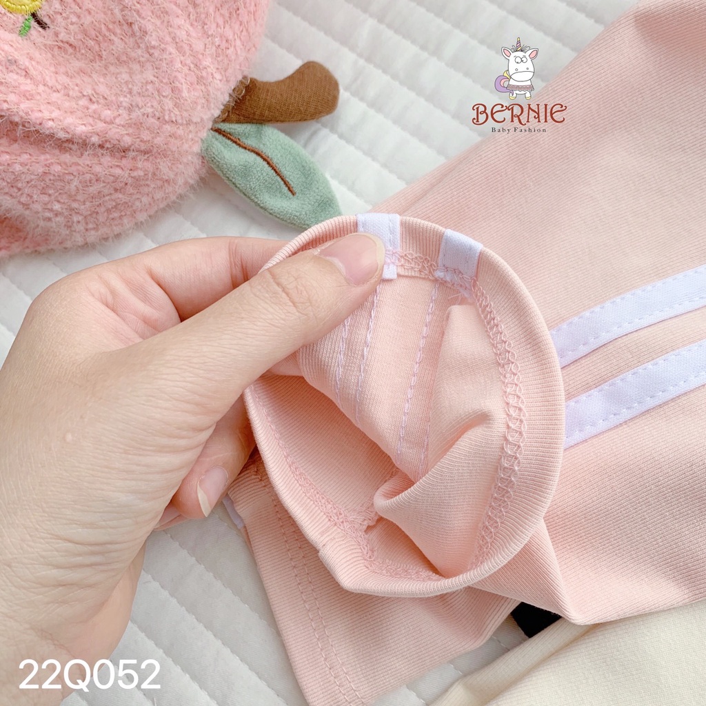 Quần legging bé gái phong cách thể thao, quần ngố bé gái xinh xắn, cotton mềm