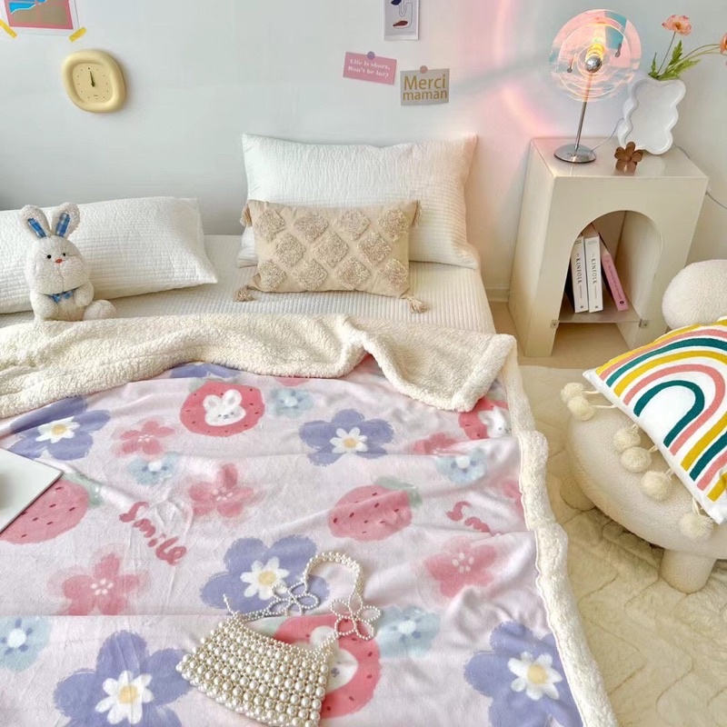 Chăn cừu sữa phiên bản vintage 2mx2m3