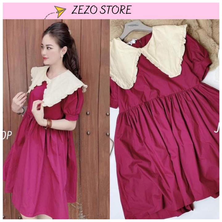 Váy Bầu Suông, Đầm bầu babydoll dáng rộng