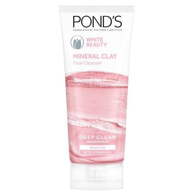 Sữa rửa mặt Pond's White Beauty Mineral Clay Face Cleanser 40g | Shopee Việt Nam