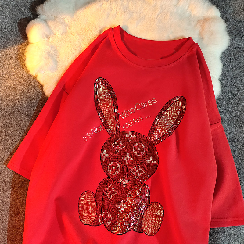 NRVP Áo Thun Ngắn Tay Cổ Tròn Thời Trang Dành Cho Nữ