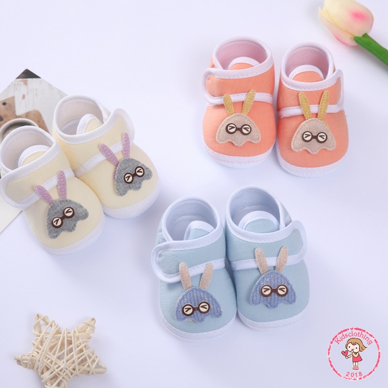 Giày Vải cotton Đế Mềm Chống Trượt Cho Bé Tập Đi