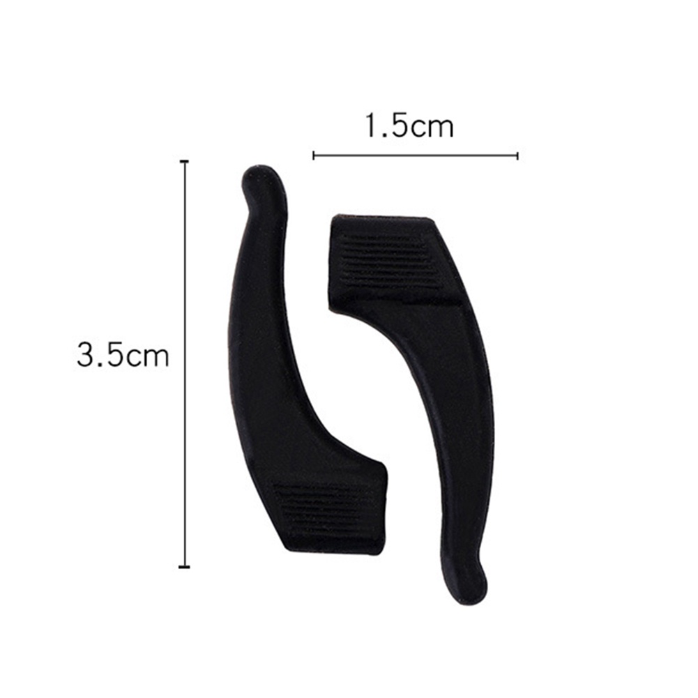 1 Cặp Móc Tai Bằng Silicon Mềm Chống Trượt Cho Mắt Kính / Mắt Kính