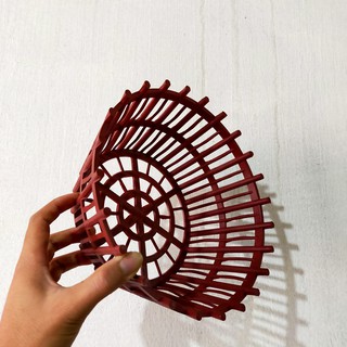 Set 10 Chậu giả gỗ có nan phụ phi 25 - hàng loại 1 - cứng cáp , dày dặn , chống phai màu