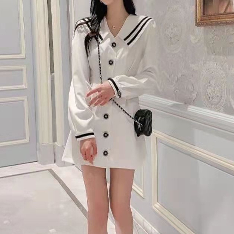 IELGY   Đầm Dáng Chữ A Phong Cách Hàn Quốc Thời Trang Cho Nữ