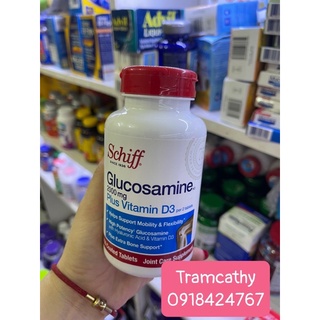 Glucosamine schiff 2000 mg plus vitamin D3 viên bổ khớp
