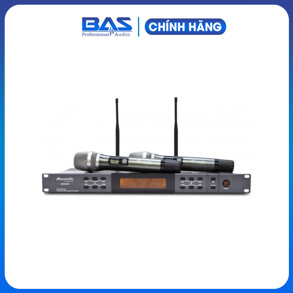 Micro không dây dBAcoustic 350 Plus dành cho dàn karaoke gia đình và phòng hát chất âm hay không bị vỡ tiếng