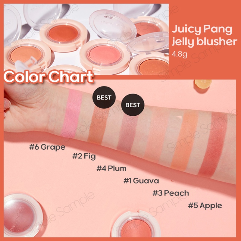 A'PIEU Juicy Pang Jelly Blusher  cheek blush korean makeup