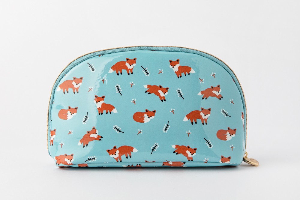 Túi Đựng Đồ ARTBOX Hàn Quốc Hình Bán Nguyệt In Họa Tiết Cáo Dễ Thương