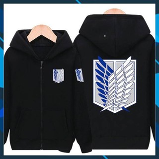 ( RẺ VÔ ĐỊCH)BST  Áo Khoác Nỉ Ấm Attack on Titan - áo Anime cực ngầu