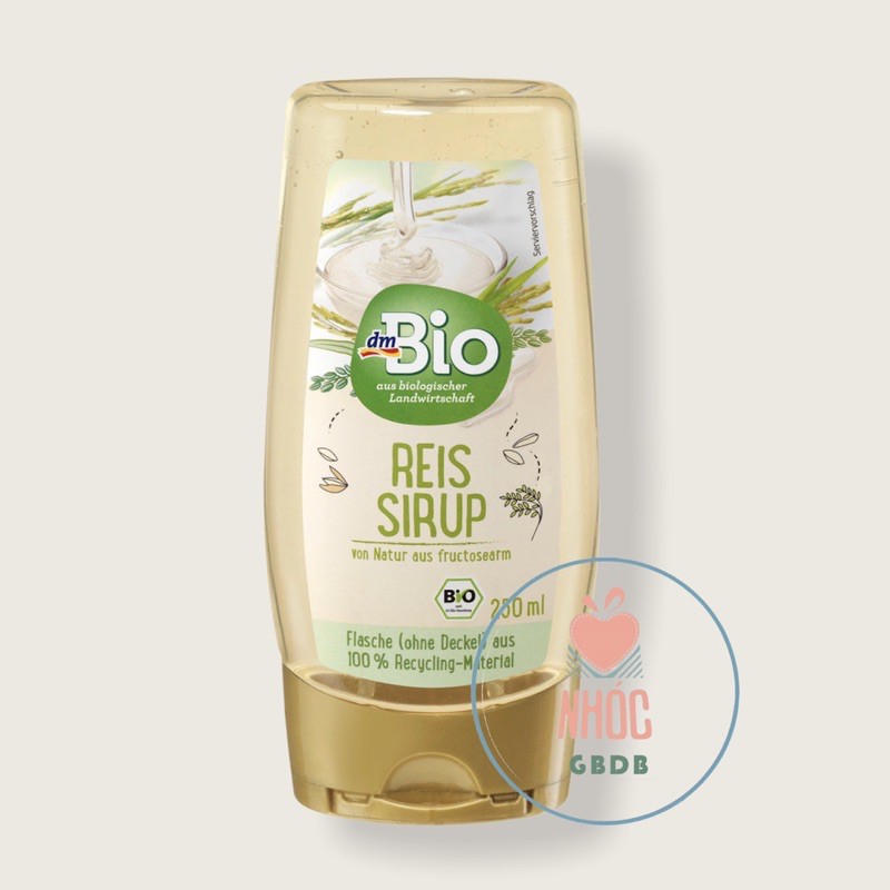 Siro đường gạo hữu cơ Bio Reis Sirup 250ml (Đức chuẩn air)