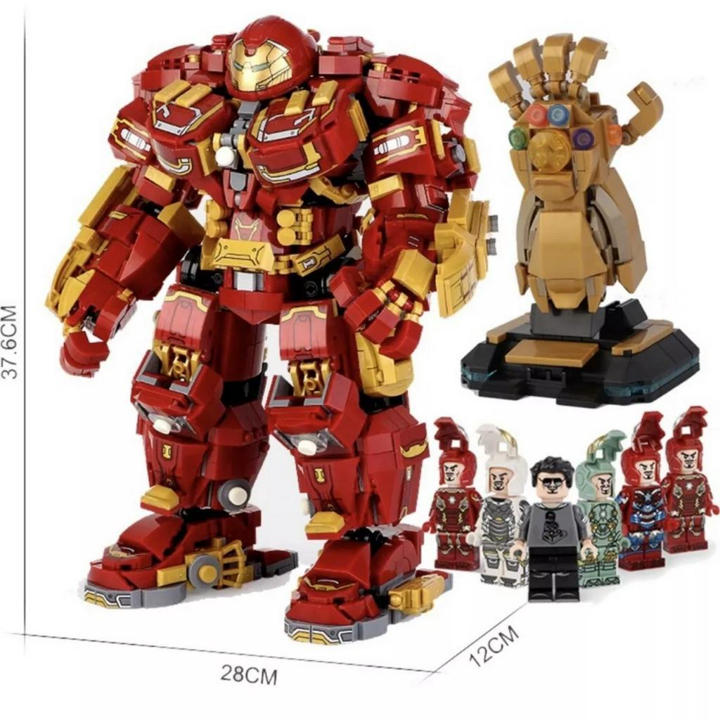 Đồ chơi lắp ráp mô hình người sắt Hulkbuster, ironman nhiều kích thước cho bé