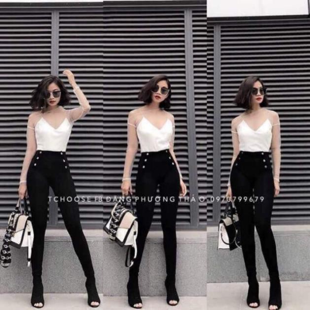[GIÁ HỦY DIỆT] QUẦN LEGGING CẠP CAO GEN BỤNG 6 CÚC - BIGSIZE 80kg | BigBuy360 - bigbuy360.vn