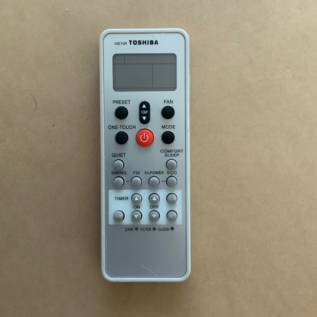 Điều khiển điều hoà Toshiba 3D