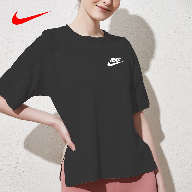 Áo Thun Thể Thao Tay Ngắn Dáng Rộng Phối Lưới Thoáng Khí Nhanh Khô Size s-xl Thời Trang Cao Cấp Cho Nữ