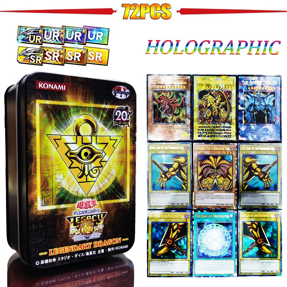 Bộ 72 Thẻ Bài Yugioh Phiên Bản Tiếng Anh