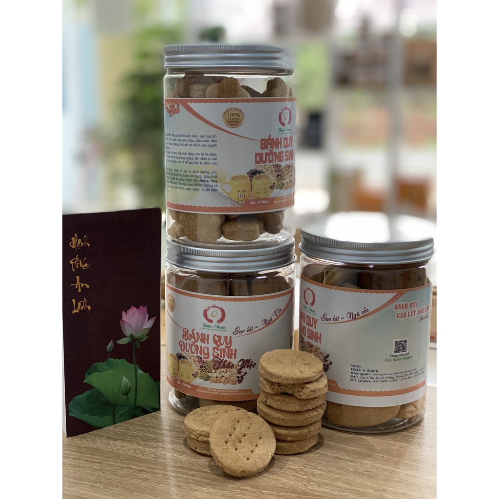 Bánh Quy Dưỡng Sinh Thảo Mộc (500gr) - 23 loại hạt